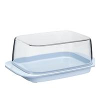 Mepal - Mantequillera - Nordic blue - para 250 gr de manteca - tapa transparante - encaja exactamente en la puerta de la nevera - apta para el lavavajillas