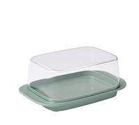 Mepal - Mantequillera - Nordic sage - para 250 gr de manteca - tapa transparante - encaja exactamente en la puerta de la nevera - apta para el lavavajillas