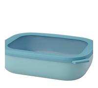 Mepal - Multi Bowl Cirqula Rectangular - Recipientes para Alimentos con Tapa - Adecuado como Fiambrera Hermética para Frigorífico, Microondas y Congelador - Tapers para Comida - 2000 ml - Nordic Green