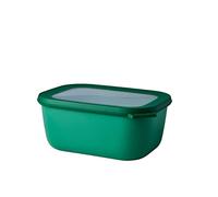 Mepal - Multi Bowl Cirqula Rectangular - Recipientes para Alimentos con Tapa - Adecuado como Fiambrera Hermética para Frigorífico, Microondas y Congelador - Tapers para Comida - 1500 ml - Vivid green