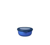 Mepal - Multi Bowl Cirqula Redondo - Recipientes para Alimentos con Tapa - Adecuado como Fiambrera Hermética para Frigorífico, Microondas y Congelador - Tapers para Comida - 350 ml - Vivid blue