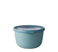Mepal - Multi Bowl Cirqula Redondo - Recipientes para Alimentos con Tapa - Adecuado como Fiambrera Hermética para Frigorífico, Microondas y Congelador - Tapers para Comida - 1000 ml - Nordic green