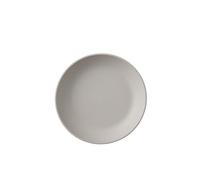 Mepal - Plato hondo Silueta - Apto para lavavajillas y microondas - Platos de plástico - Platos llanos - Vajilla - 21 cm - Nordic white