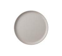 Mepal - Plato llano Silueta - Apto para lavavajillas y microondas - Platos de plástico - Platos llanos - Vajilla - 26 cm - Nordic white