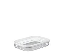 Mepal - Recipiente de Almacenamiento de Carne Fría para Nevera - Caja de Almacenamiento Frigorífico con Tapa - Adecuado para Almacenar Tocino, Pollo y Queso en Lonchas - 550 ml - White