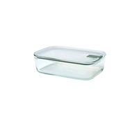 Mepal - Táper de cristal EasyClip - Tarros de cristal con tapa y cierre de clic - Apto para el microondas, el horno y el congelador - Hermético y a prueba de derrames - 1500 ml - Nordic sage