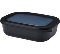 Mepal Recipiente Multiusos Cirqula - Rectangular 1 L - Nordic Black Mepal