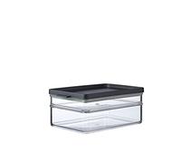 Mepal - Recipiente Nevero para Desayuno Duo Omnia - Caja Refrigeradora de 2 Capas para Embutidos y Quesos - Apilable - Almacenamiento y Organización en la Cocina - 500 ml y 1200 ml - Black