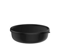 Mepal - Recipientes microondas Lumina - Recipientes alimentarios con tapa aptos para la nevera, el congelador, horno de vapor, microondas y lavavajillas - Recipiente de cocina - 2000 ml - Nordic black