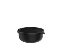 Mepal - Recipientes microondas Lumina - Recipientes alimentarios con tapa aptos para la nevera, el congelador, horno de vapor, microondas y lavavajillas - Recipiente de cocina - 750 ml - Nordic black