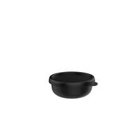 Mepal - Recipientes microondas Lumina - Recipientes alimentarios con tapa aptos para la nevera, el congelador, horno de vapor, microondas y lavavajillas - Recipiente de cocina - 250 ml - Nordic black