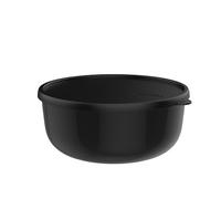 Mepal - Recipientes microondas Lumina - Recipientes alimentarios con tapa aptos para la nevera, el congelador, horno de vapor, microondas y lavavajillas - Recipiente de cocina - 3000 ml - Nordic black
