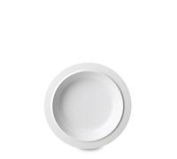 Mepal Rosti D195 - Plato de melamina Ligero y Resistente, Color Blanco