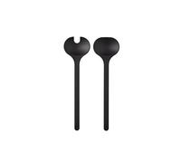 Mepal - Set cubiertos de ensalada Silueta 2 piezas - Aptos para lavavajillas - Cubiertos ensalada - Tenedor y cuchara ensalada - Nordic black