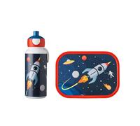 Mepal - Set de Almuerzo Campus - Fiambrera para Niños con Botella Pop-up y Fiambrera - Set de Almuerzo para el Colegio o para Llevar - Sin BPA - 400 ml + 750 ml - Space