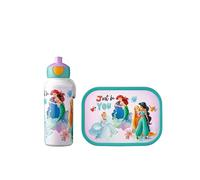 Mepal - Set de Almuerzo Campus - Fiambrera para Niños con Botella Pop-up y Fiambrera - Set de Almuerzo para el Colegio o para Llevar - Sin BPA - 400 ml + 750 ml - Disney Princess