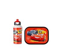 Mepal - Set de Almuerzo Campus - Fiambrera para Niños con Botella Pop-up y Fiambrera - Set de Almuerzo para el Colegio o para Llevar - Sin BPA - 400 ml + 750 ml - Cars