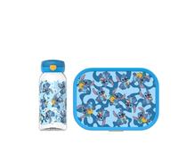 Mepal - Set de Almuerzo Campus - Set para Niños con Botella con Tapón Abatible y Fiambrera - Almuerzo para Llevar al Escuela o para Llevar - Apto para Lavavajillas - - 600 + 750 ml - Stitch