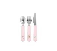 Mepal, Set de cubiertos infantiles de 3 piezas Mio Little Dutch, Cubiertos infantiles, Set de cubiertos con tenedor, cuchillo y cuchara para niños, Apto para lavavajillas, Fairy Garden