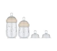 Mepal - Set de Inicio Biberones Mio Little Dutch - 3 piezas - Anticólicos Biberones - Diseño en espiral evita obstrucciones - Silicona de grado médico - 165 + 240 ml - Little Goose