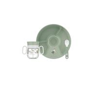 Mepal - Set vajilla para bebé 3 piezas Mio Little Dutch - Con taza anti-derrames - Plato de bebé y cucharas de bebé - Regalo de nacimiento óptimo - Apto para lavavajillas - Little Farm