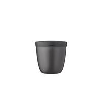 Mepal - Snackpot Ellipse - Recipiente para Alimentos para guardar y Transportar Aperitivos - Apto para Congelador, Microondas y Lavavajillas - 500 ml - Nordic Black