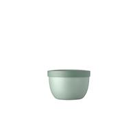 Mepal - Snackpot Ellipse - Recipiente para Alimentos para guardar y Transportar Aperitivos - Apto para Congelador, Microondas y Lavavajillas - 350 ml - Nordic Sage