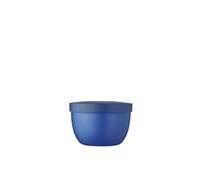 Mepal - Snackpot Ellipse - Recipiente para Alimentos para guardar y Transportar Aperitivos - Apto para Congelador, Microondas y Lavavajillas - 350 ml - Vivid Blue