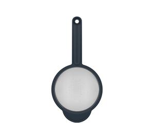 Mepal - Tamiz Chef it - Agujero en el asa para poder colgar - Compatible con los bol para mezclar de Mepal - Resistente al calor hasta 110 °C - Colador de cocina - 16.7 cm - Navy