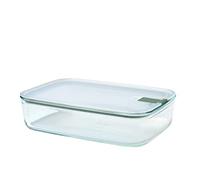 Mepal - Táper de cristal EasyClip - Tarros de cristal con tapa y cierre de clic - Apto para el microondas, el horno y el congelador - Hermético y a prueba de derrames - 2250 ml - Nordic sage