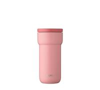 Mepal - Taza aislante Ellipse 375 ml - Nordic pink - termo para el café - anti-derrames - formato compacto - cabe en casi todos los portavasos