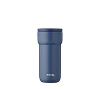 Mepal - Taza Aislante Ellipse - 4 Horas Caliente y 8 Horas Fría - Taza Termica para Llevar - Adecuada como Taza de té y Taza de Café - Se Adapta a Todos los Portavasos - 375 ml - Nordic Denim