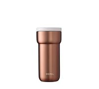 Mepal - Taza Aislante Ellipse - 4 Horas Caliente y 8 Horas Fría - Taza Termica para Llevar - Adecuada como Taza de té y Taza de Café - Se Adapta a Todos los Portavasos - 375 ml - Rose Gold