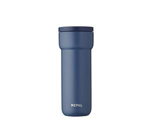 Mepal - Taza Aislante Ellipse - 6 Horas Caliente y 10 Horas Fría - Taza Termica para Llevar - Adecuada como Taza de té y Taza de Café - Se Adapta a Todos los Portavasos - 475 ml - Nordic Denim