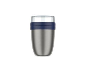 MEPAL Thermo-Lunchpot Ellipse 0,5/0,2l Acero Inoxidable Vivid Blue azul oscuro