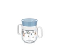 Mepal, Vaso entrenador 360° Mio Little Dutch, A prueba de fugas, Borde de 360° para beber por ambos lados, Asas fáciles, Cierre automático cuando deja de beber, 200 ml, Forest Friends