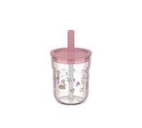Mepal - Vaso Infantil con Pajita Mio Little Dutch - Tapa flexible con pajita inteligente a prueba de insectos - Admite todos los líquidos - Apto para el lavavajillas - 250 ml - Fairy Garden
