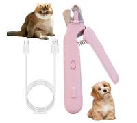 MEPEREZ Molinillo de uñas y cortaúñas para perros, actualización 2 en 1, recortador de uñas eléctrico profesional recargable para mascotas, cuidado de uñas sin dolor y suave, para perros y gatos