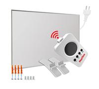 Mephisto Calefacción por infrarrojos para pared o techo, bajo consumo, incluye mando a distancia y termostato, control por aplicación WiFi, 300 - 1200 W, potencia en vatios: 500 W, accesorios: incluye