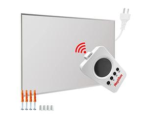 Mephisto Calefacción por infrarrojos para pared o techo, bajo consumo, incluye mando a distancia y termostato, control por aplicación WiFi, 300 - 1200 W, potencia en vatios: 800 W, accesorios: incluye