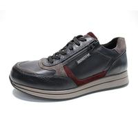 Mephisto - Cierre de zapatillas Gilford negro de textil - Altura del talón con cremallera cordones - 1,5, Negro , 42.5 EU