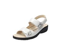 Mephisto GETHA - Sandalia plateada, Blanco, 37 EU
