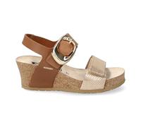 Mephisto Leandre - Sandalias de cuña para mujer, Light Sand, 38 EU