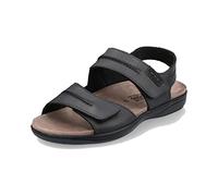Mephisto SAGUN Scratch 3400 Black P5102858 - Sandalias de Cuero para Hombre, Color Negro, Talla 41