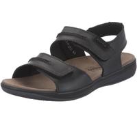 Mephisto SAGUN Scratch 3400 Black P5102858 - Sandalias de Cuero para Hombre, Color Negro, Talla 43