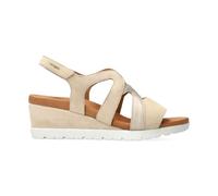 Mephisto - Sandalia beige de cuña con cierre de velcro - Shoes - Mujer - Beige - 41 EU -