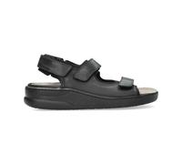 Mephisto - Sandalia de cuero negro de ajuste ancho - Shoes - Hombre - Negro - 43 EU -
