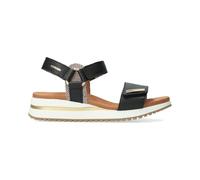 Mephisto Sandalia Jeanie para mujer, Negro , 39 EU