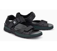 Mephisto Shark FIt Negro Cuero Liso Sandalia Hombre Tallas Ue 40-48 Nuevo