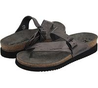 Mephisto Womens Helen Grey Leather Sandals 40 EU